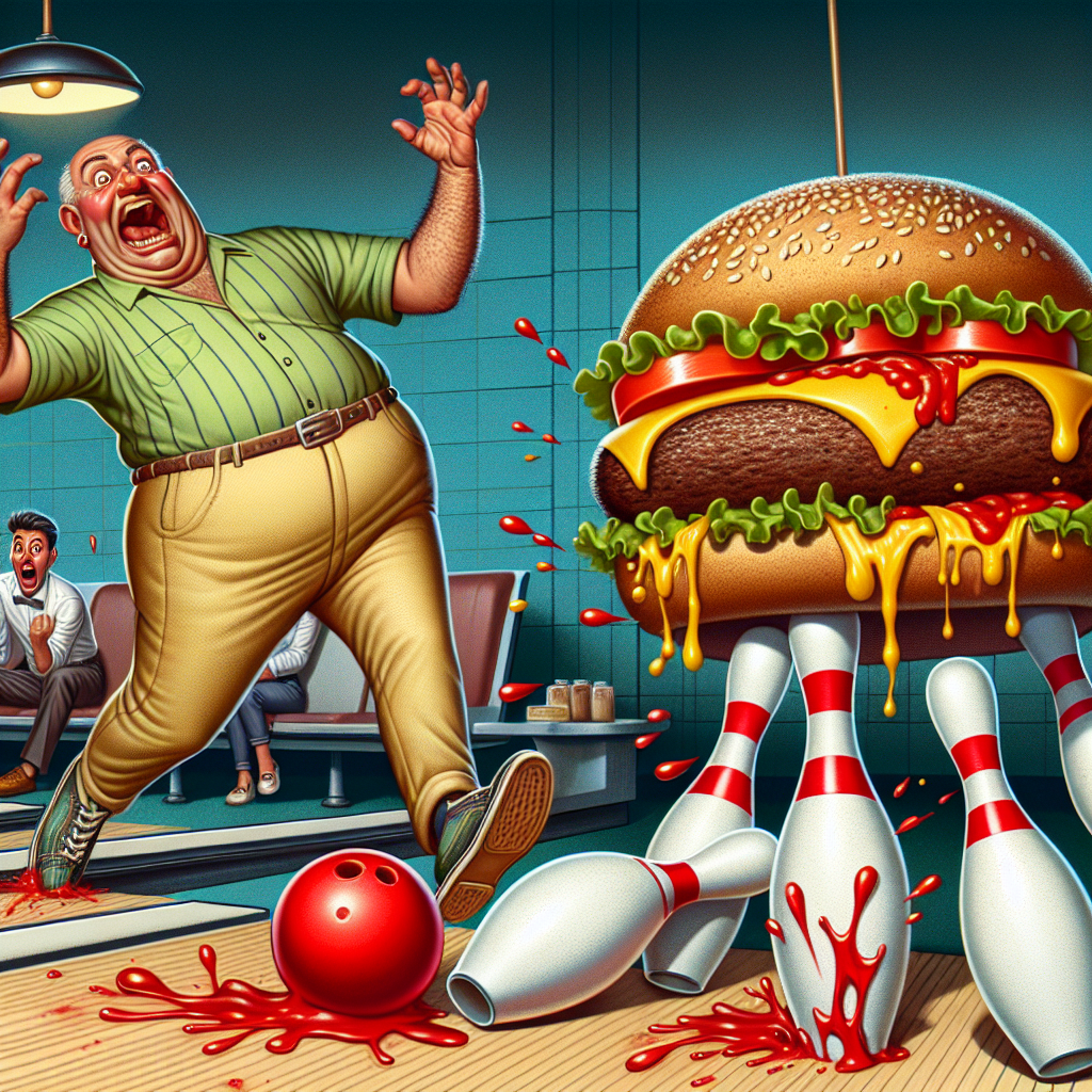 **Bowlingbahn** erfindet *Kugelspiel* neu: **Burger** als "Strike"-Wunder!
