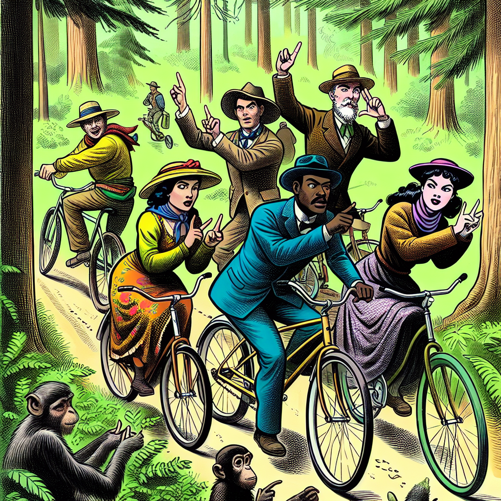 **Geheime** *Fingersignale* im Perlacher Forst: Radfahrer planen **stille Revolution**!