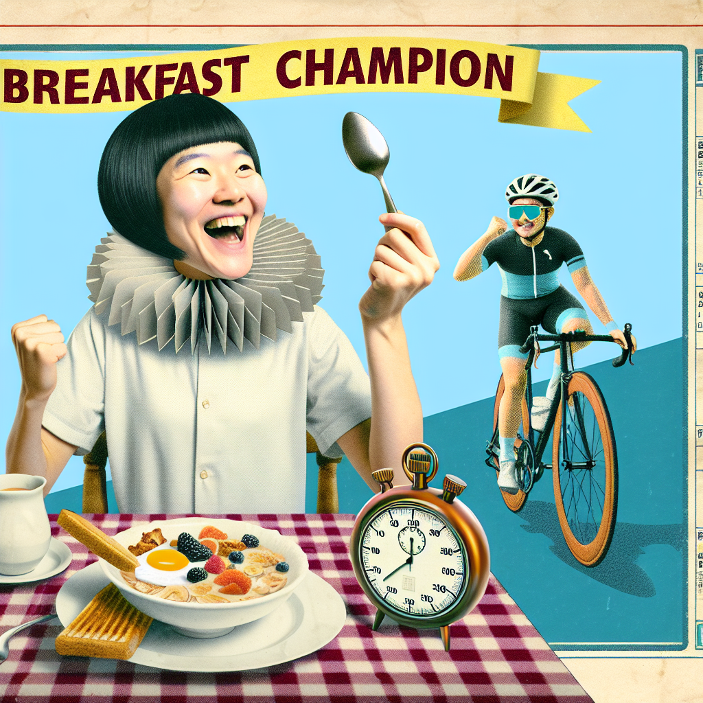 **Agile** Revolution im Rennradsport: Vom *Sprint* zum **Frühstücks-Champion** in "Rekordzeit"